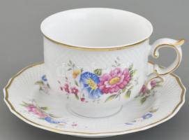 Hollóházi mokkás és teás készletek kannák nélkül. 6 személyesek. Matricás, jelzett, hibátlan