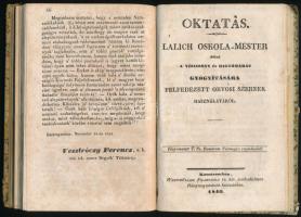 Kolligátum 7 műből: 

Az 1840.-ik Kisfaludy-jutalomra pályázott, kézzel lemásolt, lejegyzett 3 db ...