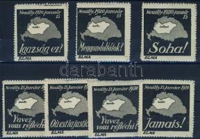 1920 Irredenta bélyegek ELMA kiadás 7 db