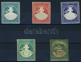 1930-31 Szent Imre dombornyomású sor 5 db