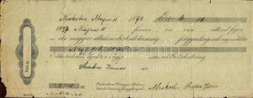 1892-1942. 7db váltó