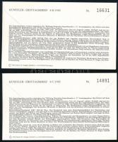 NSZK 1985 (4 db)
