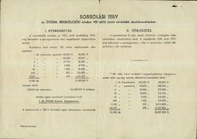 1954. "Ötödik Békekölcsön" nyereménykölcsöne 100Ft-ról