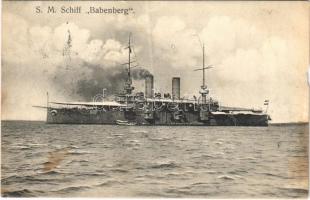 1906 SMS Babenberg az Osztrák-Magyar Haditengerészet Habsburg-osztályú pre-dreadnought csatahajója / K.u.K. Kriegsmarine Linienschiff / Austro-Hungarian Navy SMS Babenberg pre-dreadnought battleship (b)