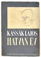 Kassák Lajos: Hatvan év összes versei. Bp, 1947, Új Idők Irodalmi Intézet Rt. (Singer és Wolfner).  Megviselt, foltos,, sérült papírkötésben, helyenként pecsétes lapokkal.