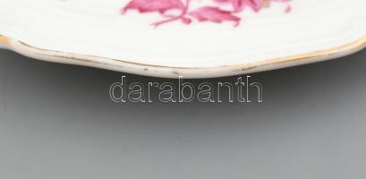 Herendi Apponyi mintás kis tálka, kézzel festett, jelzett, kis kopásokkal. 10x6 cm