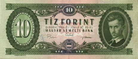 1969. 10Ft (2x) T:II,II/III