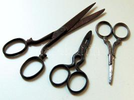 3 db régi olló