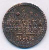 Orosz Birodalom 1841EM 1k Cu T:2-,3 Russian Empire 1841EM 1 Kopeck Cu C:VF,F Krause C#144.1