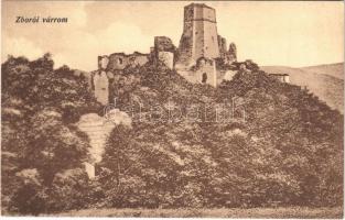 1916 Zboró, Zborov; Zborovsky hrad / várrom. Salgó Mór kiadása / castle ruins