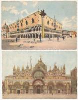 Venezia, Venice; - 4 pre-1945 postcards