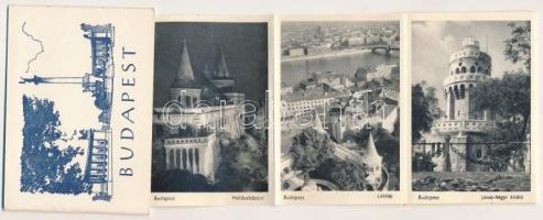 3 db MODERN magyar kis alakú leporello (Képzőművészeti Alap Kiadóvállalat): Budapest és Mátra / 3 mo...