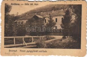 1926 Rozsnyó, Roznava; Sála zel. kup. / Vasas gyógyfürdő szálloda / spa, bath, hotel