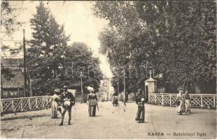 1909 Kassa, Kosice; Széchenyi liget. Varga Bertalan kiadása / park (EB)