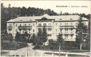 Bártfa-fürdő, Bardejovské Kúpele, Bardiov, Bardejov; Széchenyi szálloda / hotel (képeslapfüzetből / from postcard booklet)