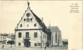 1907 Bártfa, Bardiov, Bardejov; Régi városháza (Sáros vármegyei múzeum) / old town hall (Sáros County museum) (fl)
