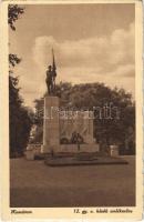 Komárom, Komárno; 12. gyalogezred hősök emlékműve / military heroes&#039; monument (EK)