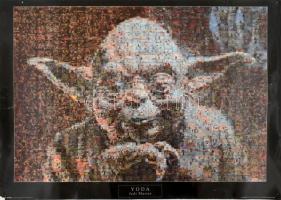 Yoda Jedi Master, Sheffield, GB Poster, az egyik sarkán kis hiánnyal, a többi sarkán kis lyukakkal, kis gyűrődésnyomokkal, 63,5x89,5 cm