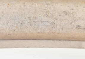 Ezüst(Ag) masszív, glídes karkötő, jelzett, h: 18,5 cm, nettó: 30,08 g