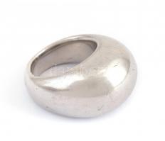 Ezüst(Ag) masszív modern gyűrű (Jette Joop Europe), jelzett, méret: 53, nettó: 34,51 g