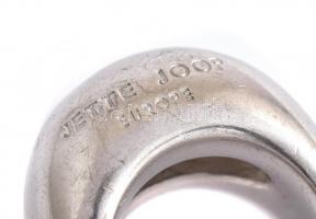 Ezüst(Ag) masszív modern gyűrű (Jette Joop Europe), jelzett, méret: 53, nettó: 34,51 g