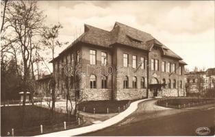 1927 Ózd, Rimamurányi-Salgótarjáni vasmű rt. vas és acélgyár, munkásolvasóegylet. Csiky Foto (EK)