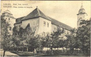 Lelesz, Leles (Újhely, Slovenské Nové Mesto); Prem. rendház és templom / convent and church