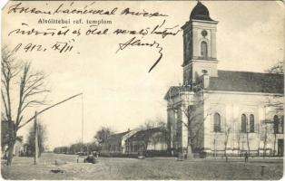 Magyarittabé, Alsóittebe, Novi Itebej; Református templom, utca, gémeskút / Calvinist church, street (EM)