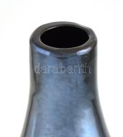 Muranói üveg váza, Salviati jelzéssel, kis kopásnyomokkal, m: 33,5 cm