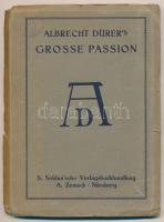 Albrecht Dürers Grosse Passion - képeslapfüzet 12 képeslappal, hiányzó hátlappal / - postcard booklet with 12 postcards, missing back cover