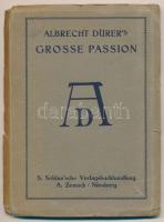 Albrecht Dürer's Grosse Passion - képeslapfüzet 12 képeslappal, hiányzó hátlappal / - postcard booklet with 12 postcards, missing back cover