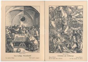 Albrecht Dürer's Grosse Passion - képeslapfüzet 12 képeslappal, hiányzó hátlappal / - postcard ...
