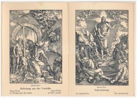 Albrecht Dürer's Grosse Passion - képeslapfüzet 12 képeslappal, hiányzó hátlappal / - postcard ...