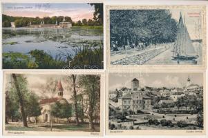 10 db RÉGI magyar város képeslap / 10 pre-1945 Hungarian town-view postcards