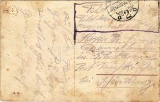 1914 Katonák csónakokban / WWI Austro-Hungarian K.u.K. military, soldiers in boats (r)