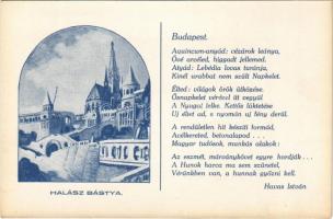 Budapest I. Halászbástya. Csengery Antal szoboralap bizottság kiadása