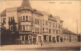 1916 Szolnok, Baross utca, Magyar Általános Kőszénbánya fiókja, Deutsch Ernő és Medgyesy Géza üzlete (fa)