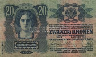 1913. 20K I.kiadás + II.kiadás T:II,III