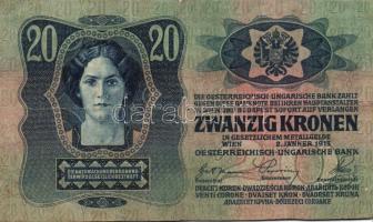 1913. 20K I.kiadás + II.kiadás T:II,III