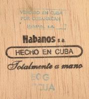 Egy doboz majdnem teljes Cohiba szivar