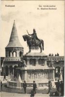 1914 Budapest I. Szent István szobor