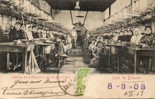 Bursa, silk factory of Mr. Fréres