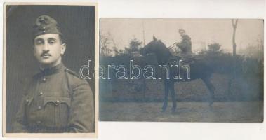 5 db RÉGI magyar katonai fotó képeslap vegyes minőségben / 5  pre-1945 Hungarian military photo post...