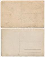 4 db RÉGI magyar katonai fotó képeslap vegyes minőségben / 4 pre-1945 Hungarian military photo postc...