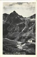 1932 Tátra, Magas-Tátra, Vysoké Tatry; Zelené pleso / Zöld-tó, turistaház / Grüner See / lake, tourist house (EK)