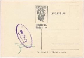 Erőszak, gúny, pénz, rágalom meg nem ingat! Álljuk a harcot!! Magyar nyilaskeresztes antiszemita műv...