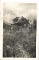 1944 Vágmenti Inóc, Inovec, Povazsky Inovec; Chata Odboru KCST v Trencíne / Turistaház, menedékház / tourist house, chalet. photo (fl)