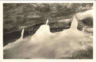 Dobsina, Dobschau; Dobsinská ladová jaskyna, Cintorín / Dobschauer Eishöhle / Dobsinai-jégbarlang, Temető, belső / ice cave, interior