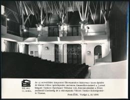 Sárospataki művelődési központ épülete, Makovecz Imre és Mezei Gábor tervezése, az Építésügyi Tájéko...