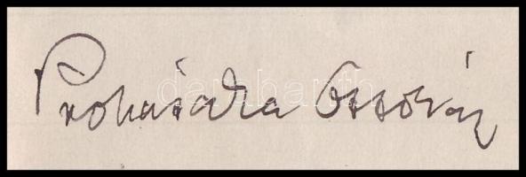 1919 Prohászka Ottokár püspök autográf levele Vértes O. Józsefnek.borítékkal